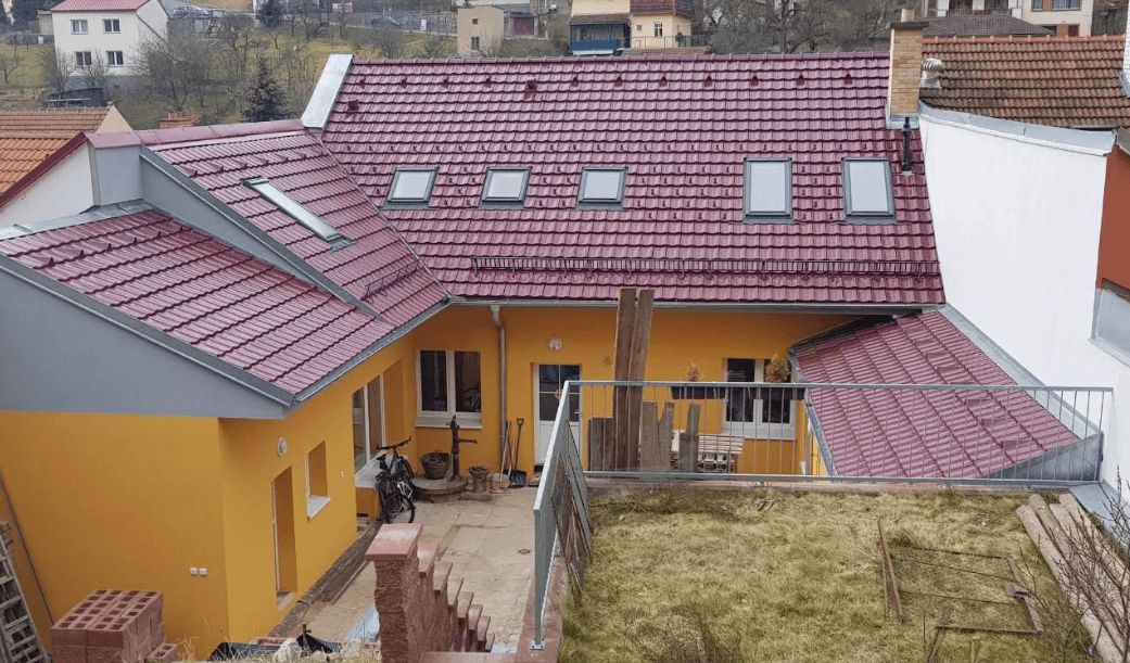 Odborná montáž střešních oken do nové střešní skladby